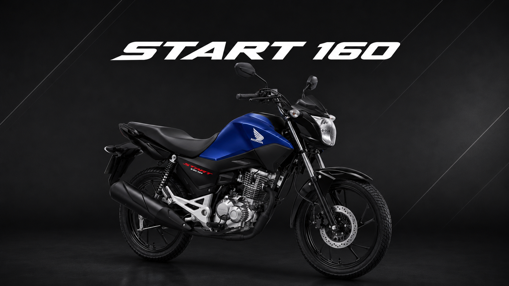 Honda CG Start 160 vista lateral