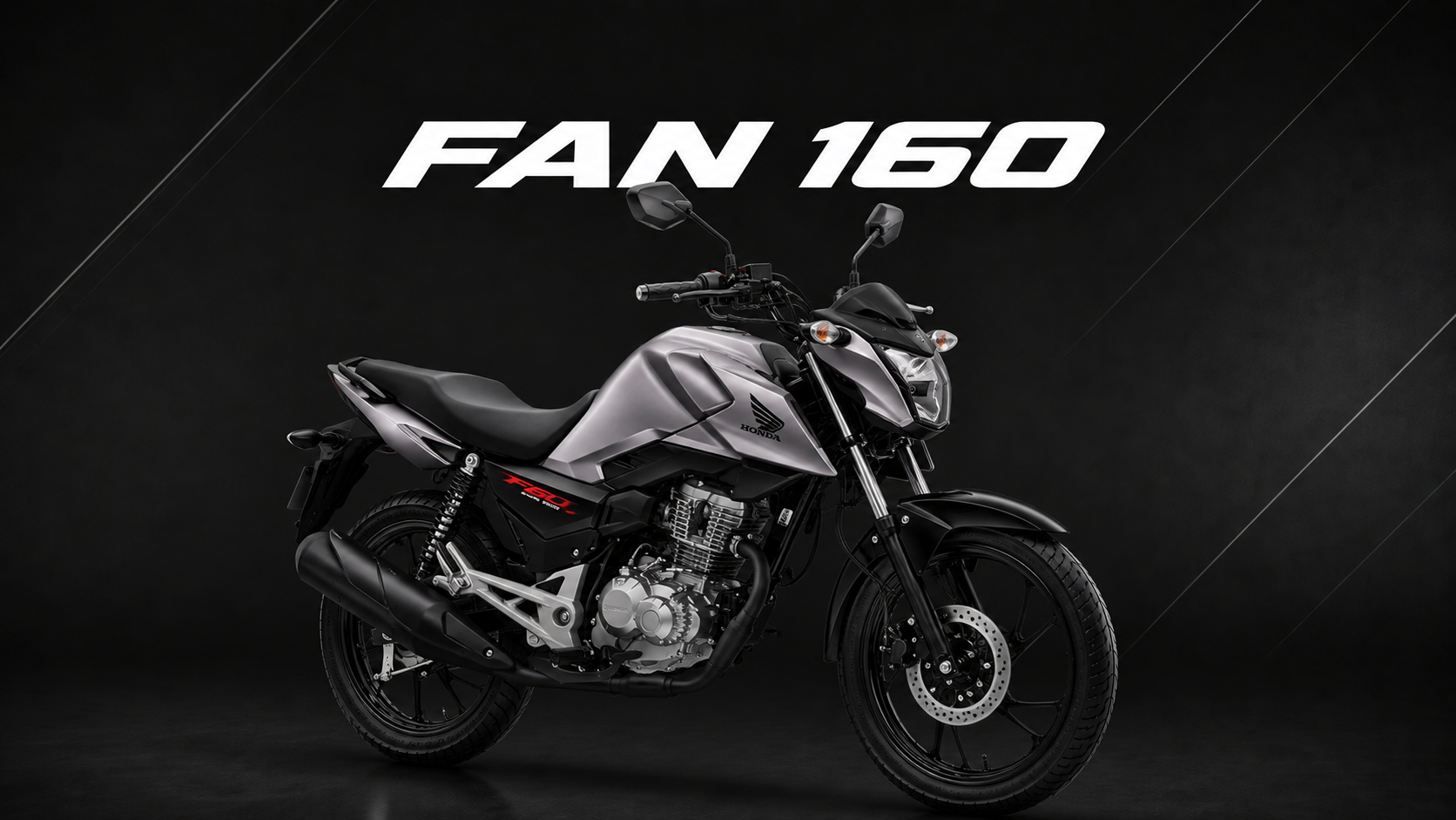 Honda FAN 160 vista lateral